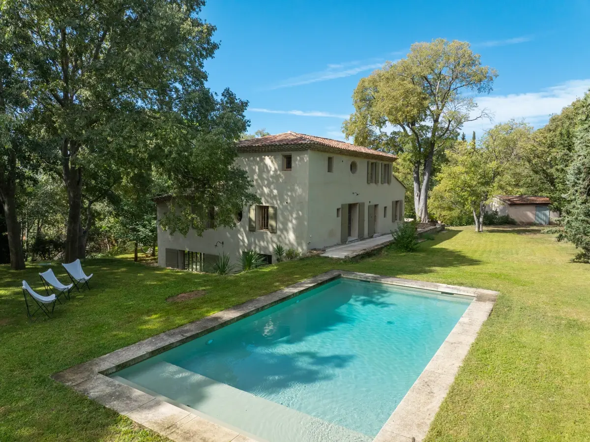 Photo 2 - Maison 10 pièces à Aix-en-Provence (13100) - 375m2 + maison d'amis - Vue Dégagée et Parc de 5000m2