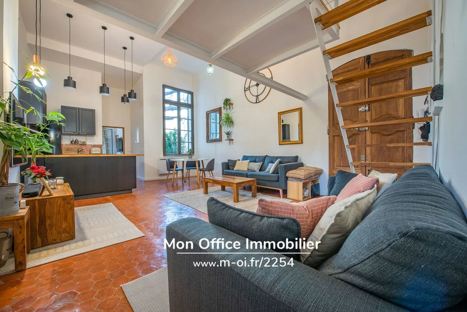 Photo 2 - Appartement de type Loft 3 pièces à Aix-en-Provence (13100) centre ville historique 