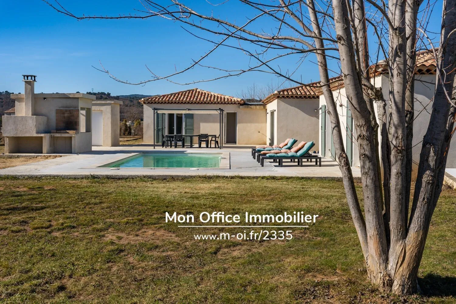 Photo 2 - Villa VENDUE à Rians(83560): 5 chambres dont une suite parentale- bureau- piscine 8x4- vaste garage/atelier
