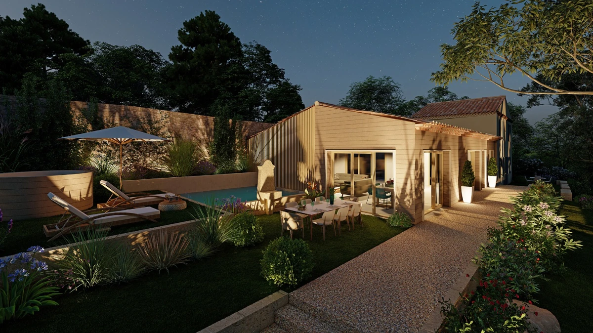 Photo 3 - Maison jardin piscine à Aix-en-Provence