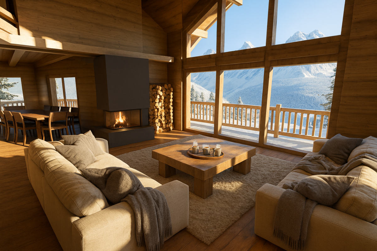 Photo 3 - Chalet de Luxe aux Conchiers - 223m² avec Vue sur le Glacier 