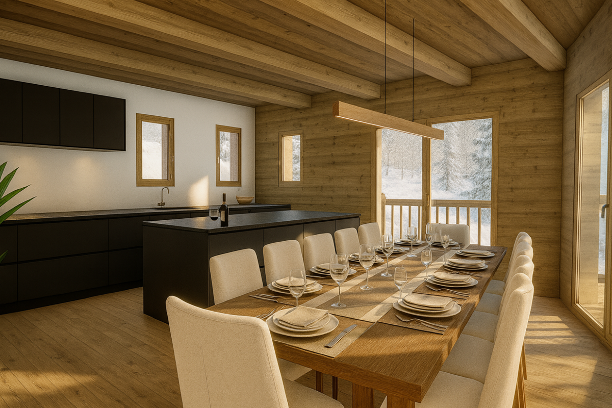 Photo 4 - Chalet de Luxe aux Conchiers - 223m² avec Vue sur le Glacier 