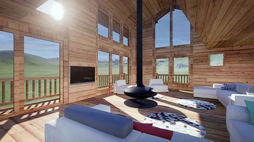 Photo 4 - Chalet de Luxe à Le Monetier Les Bains - 236m² avec Vue sur le Glacier 