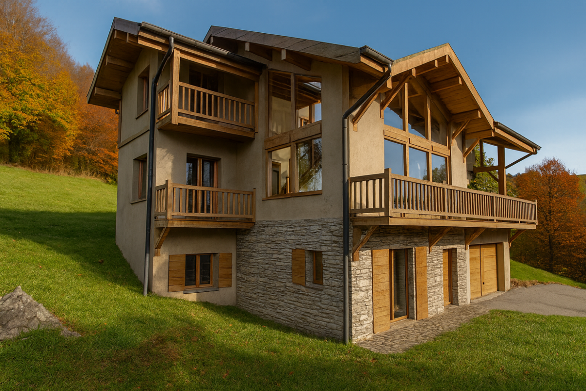 Photo 1 - Chalet de Luxe aux Conchiers - 223m² avec Vue sur le Glacier 