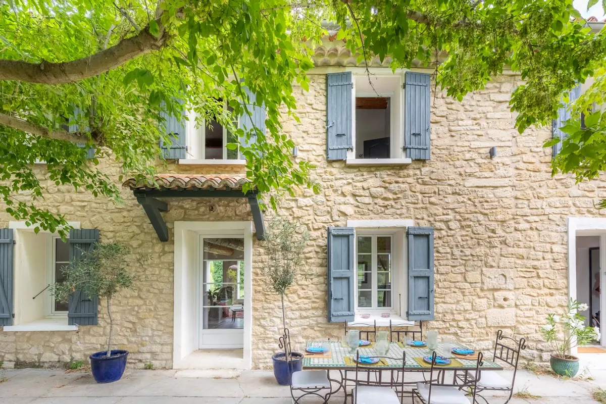 Photo 3 - MAS en pierre dans le Vaucluse (84380)+ maison d'invités, garage, remises, piscine, authenticité, calme.