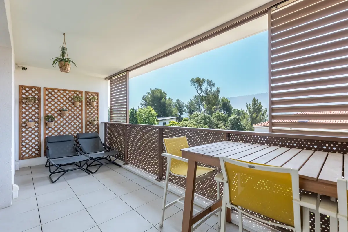 Photo 2 - Appartement T4 - terrasses - vue sur collines