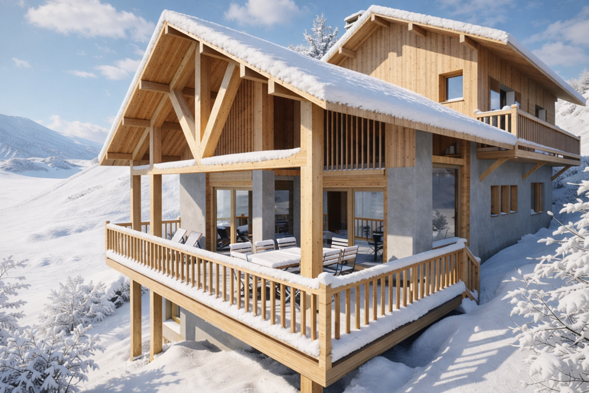 Photo 1 - Chalet Haut de Gamme de type 6 - à 5 min des pistes