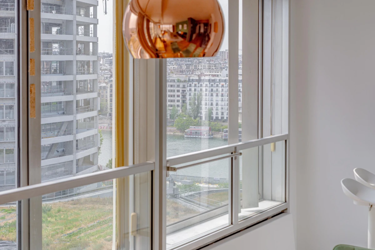 Photo 4 - Appartement 3 pièces - vue dégagée sur la Seine - 13ème étage 