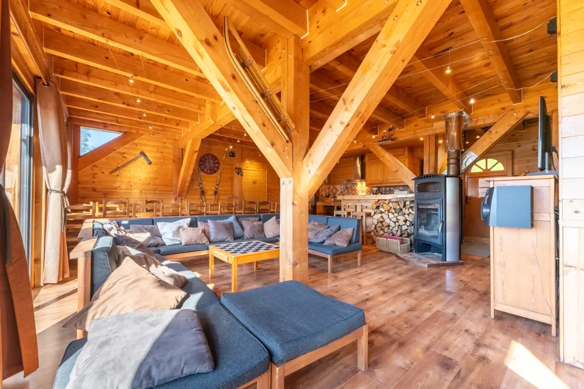 Photo 5 - Chalet 330m² - 28 couchages - Salle Cinéma et Danse