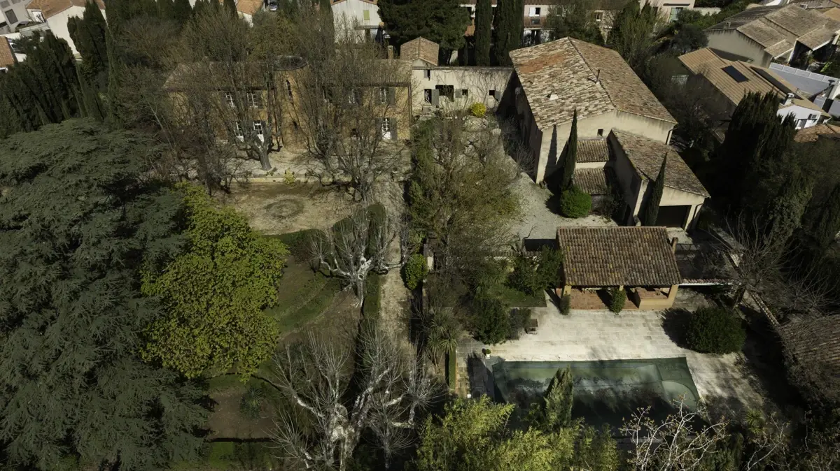 Photo 2 - Propriété d’exception à Aix-en-Provence avec jardin à la française et terrain de tennis