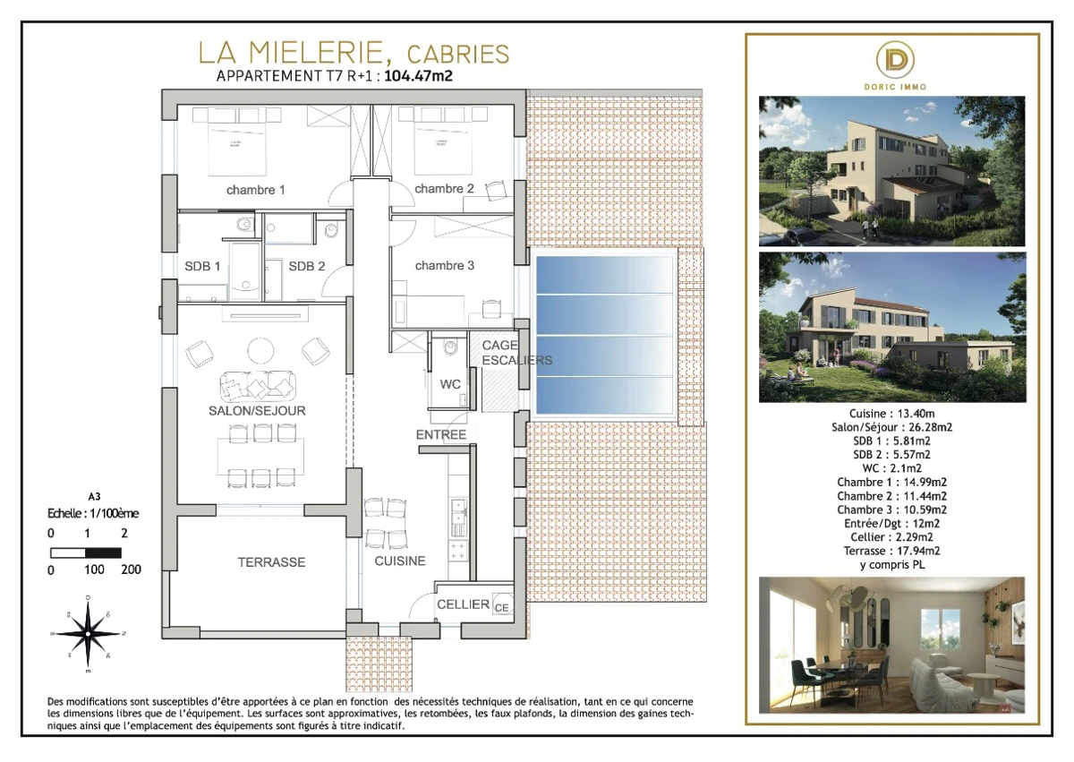 Photo 5 - Appartement 4 pièces avec terrasse et double parking