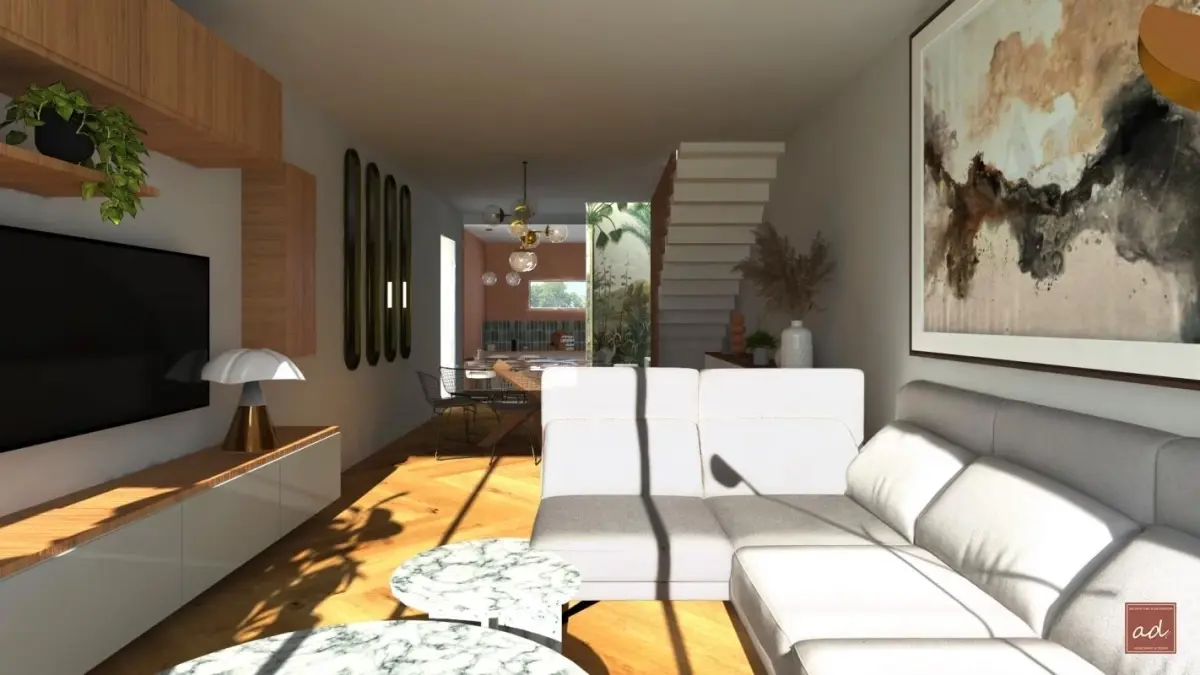 Photo 4 - Appartement 3 pièces en duplex avec jardin et double stationnement 