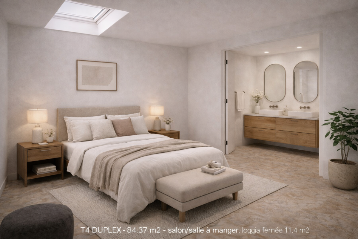 Photo 2 - Appartement Duplex T4 Dernier Etage - ascenseur - garage - terrasse - centre-ville historique 