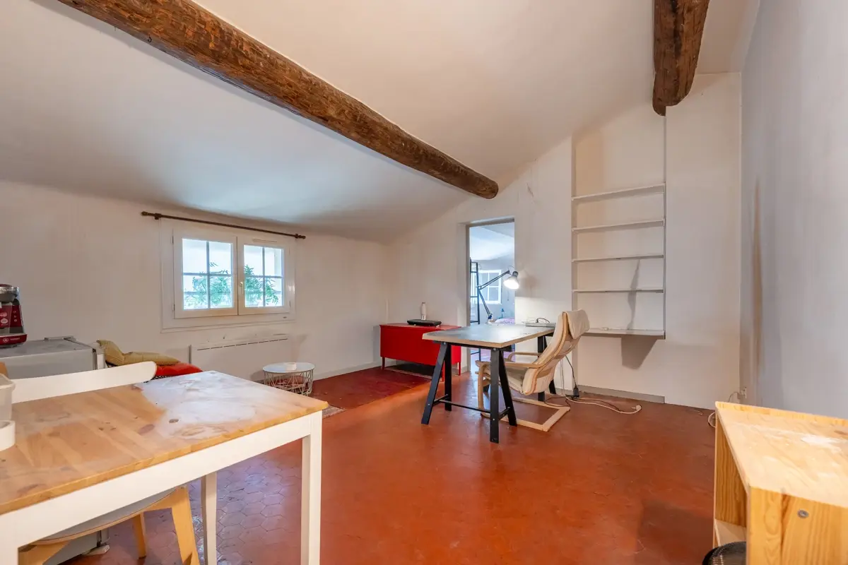 Photo 1 - Appartement - T2 - 35m2 - Dernier étage - Centre ville historique - Aix-en-Provence - 13100