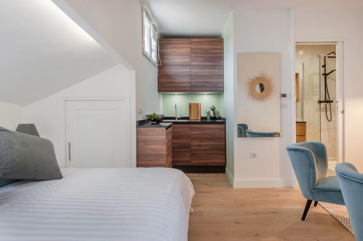 Photo 4 - Exclusivité - Appartement - 23m2 - Rue Manuel - Dernier étage - Climatisation - Aix-en-Provence