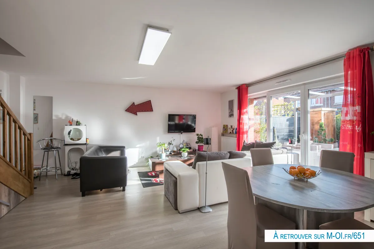 Photo 3 - ///VENDU ///  59193 - Erquinghem-Lys - Maison T4 86 m² avec jardin et parking privatif.