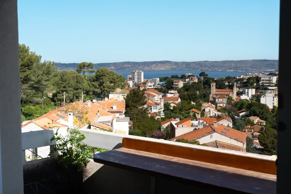 Photo 4 - Appartement 3 pièces avec extérieurs à la vue exceptionnelle et parking au Roucas Blanc