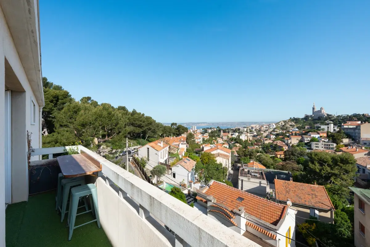 Photo 3 - Appartement 3 pièces avec extérieurs à la vue exceptionnelle et parking au Roucas Blanc