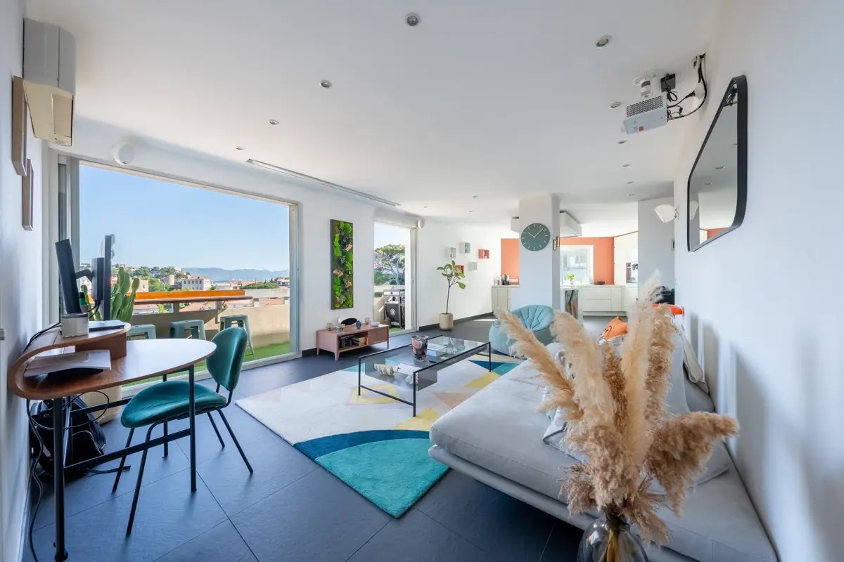 Photo 5 - Appartement 3 pièces avec extérieurs à la vue exceptionnelle et parking au Roucas Blanc