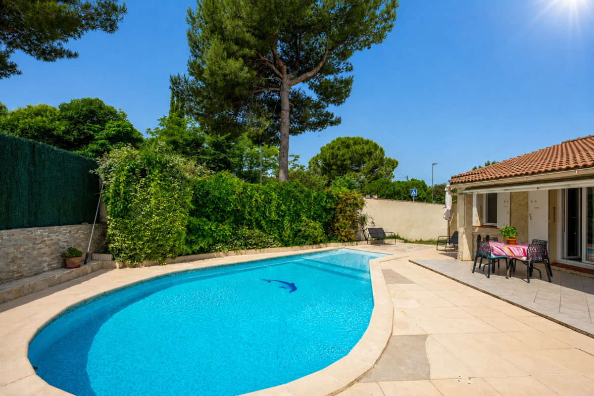 Photo 2 - Maison de plain-pied avec piscine et espace annexe indépendant