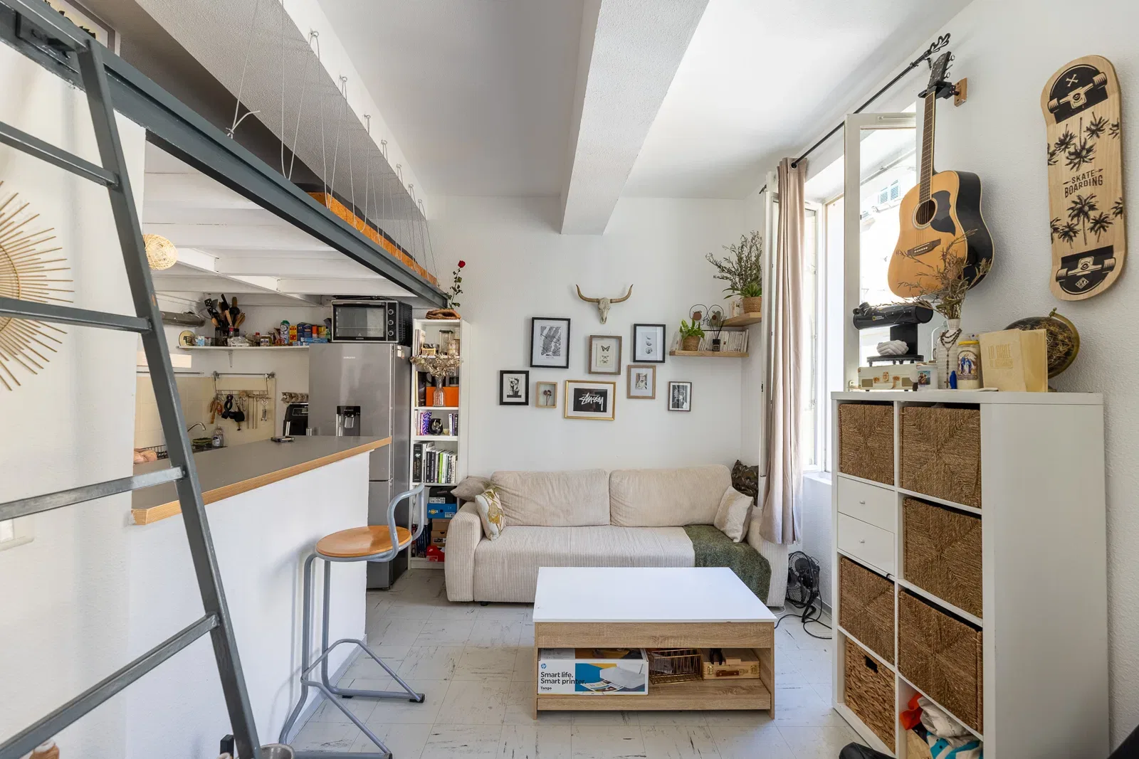 Photo 3 - Appartement 25 m² - centre ville, lumineux, hauteurs sous plafond
