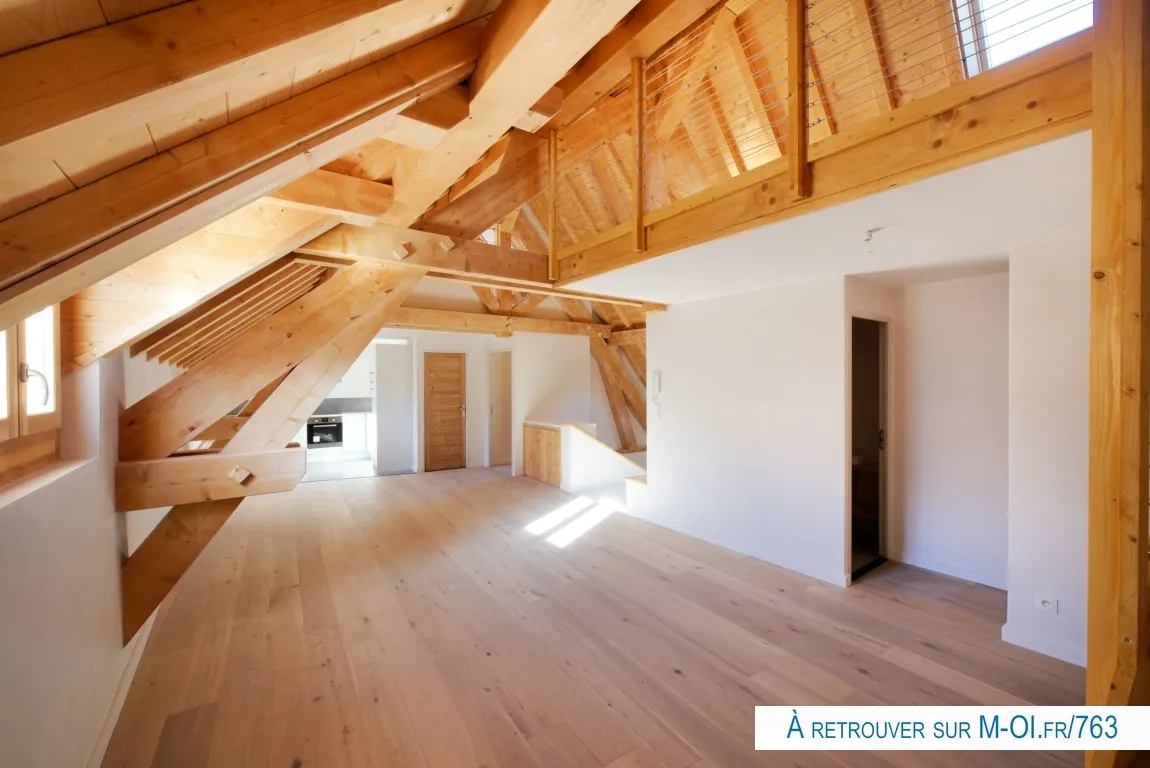 Photo 2 - --- Vendu --- 05220 - MONETIER-LES-BAINS - EXCLUSIVITÉ - VENTE DUPLEX type LOFT - 4/5 PIÈCES - 95m2 - CENTRE VILLAGE - STATIONNEMENT