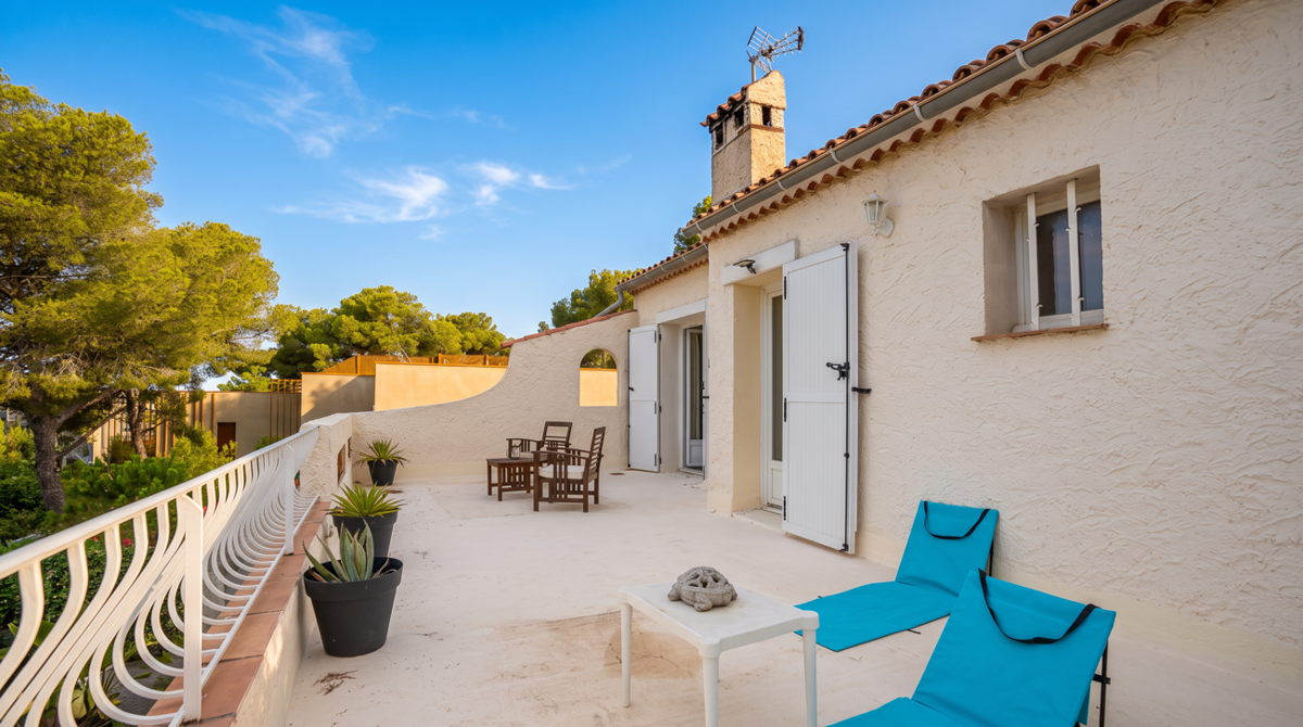 Photo 4 - Maison Sausset Les Pins 6 pièce(s) 120 m2 avec garage et vue