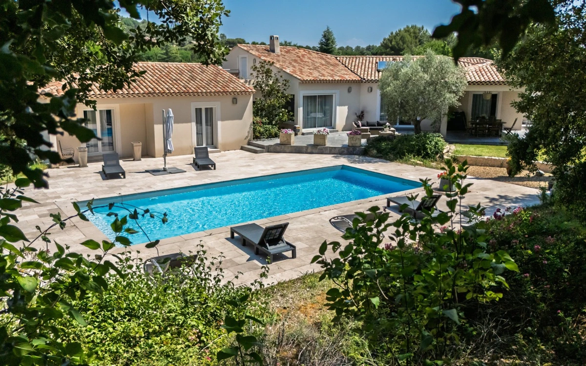 Photo 4 - Maison de plain pied - jardin paysager, calme absolu - 4 chambres 1 bureau - Simiane Collongue