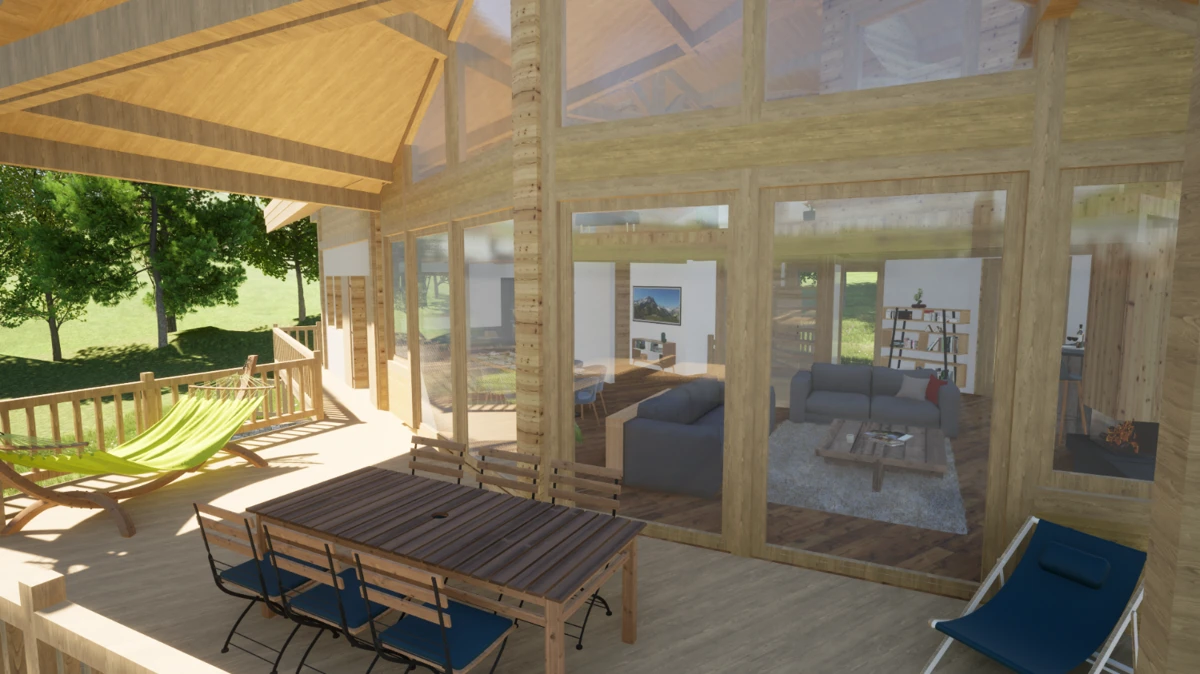 Photo 2 - Chalet de luxe à Le Monêtier-les-Bains - 315m2 sur 1600m2 avec vue sur Serre Chevalier 