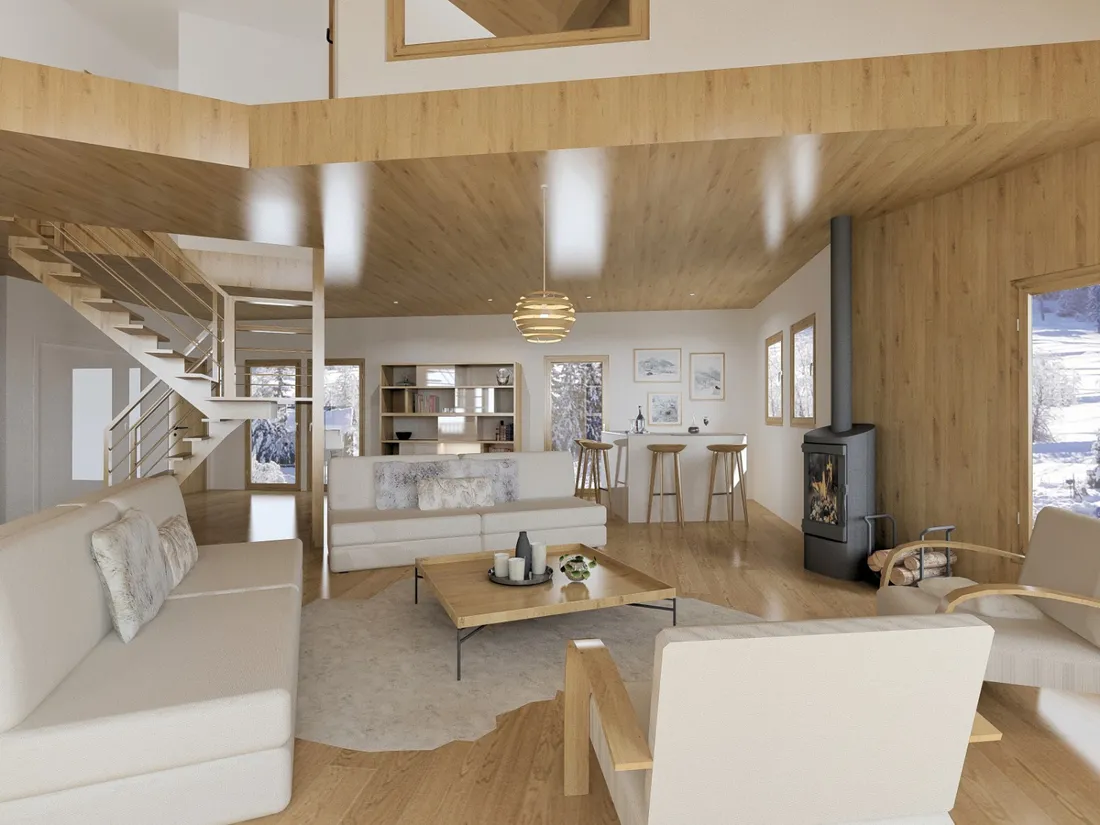 Photo 3 - Chalet de luxe à Le Monêtier-les-Bains - 315m2 sur 1600m2 avec vue sur Serre Chevalier 
