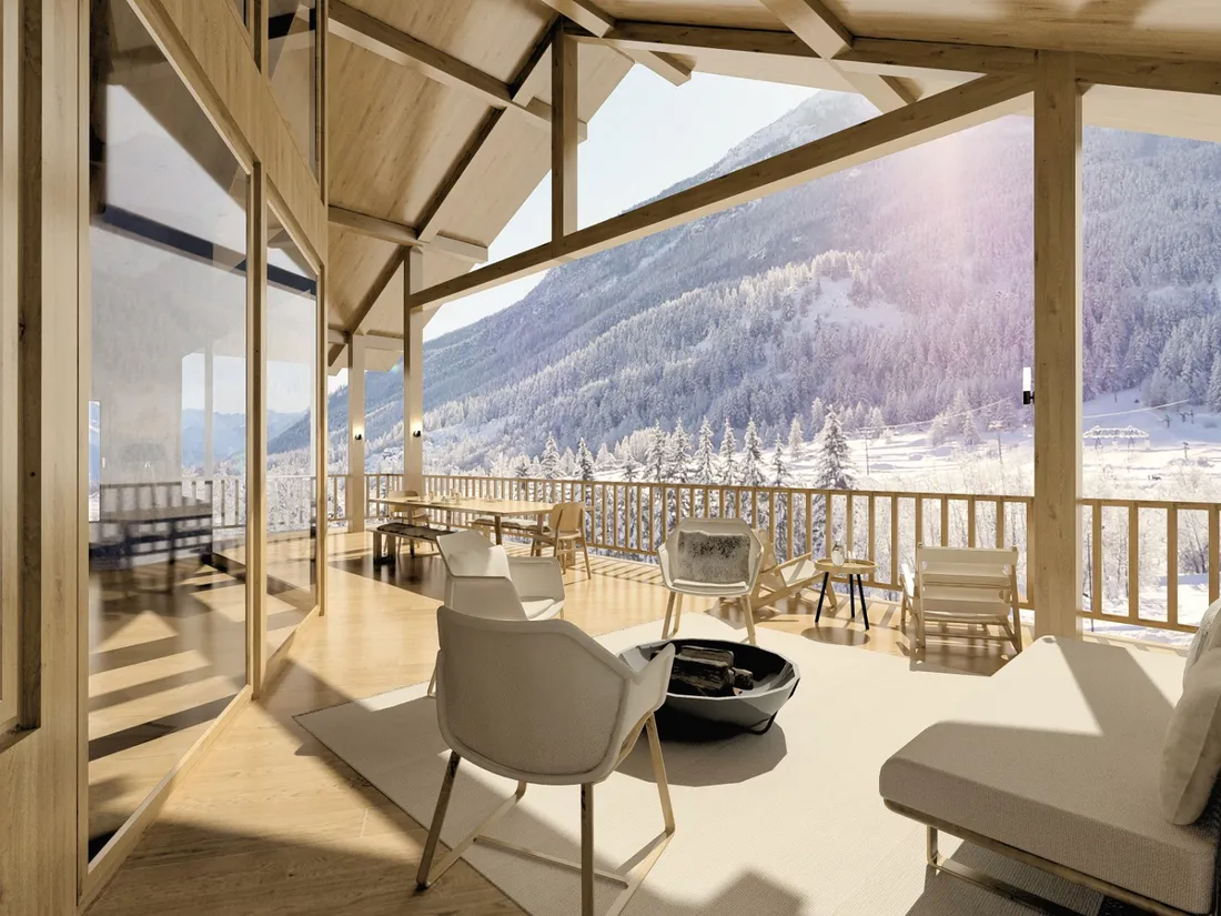 Photo 4 - Chalet de luxe à Le Monêtier-les-Bains - 315m2 sur 1600m2 avec vue sur Serre Chevalier 