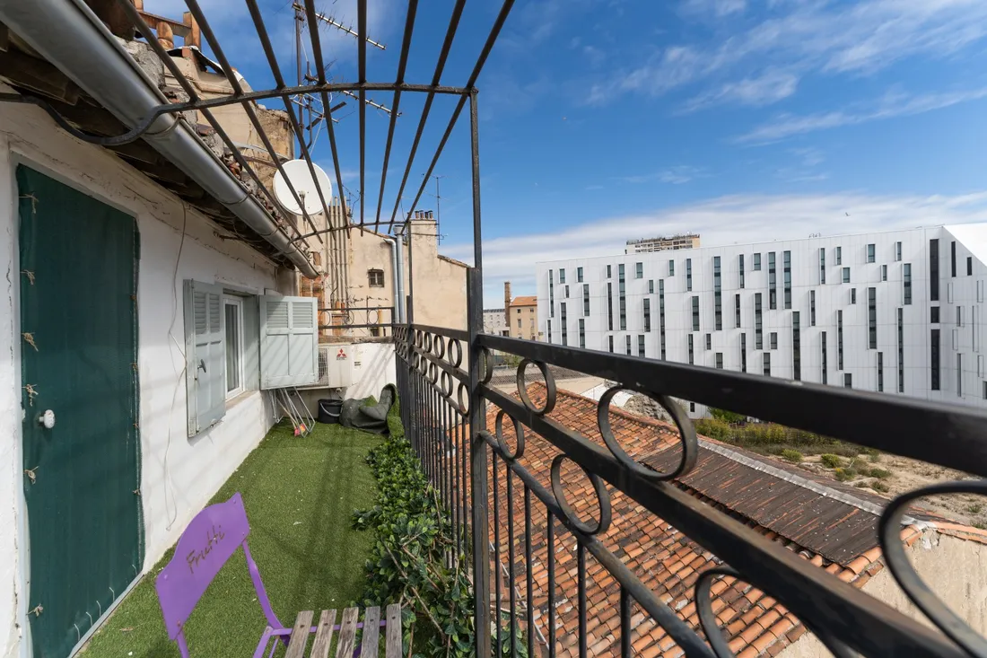 Photo 3 - Appartement 2 pièces avec terrasse à Marseille 3e Arrondissement (13003)