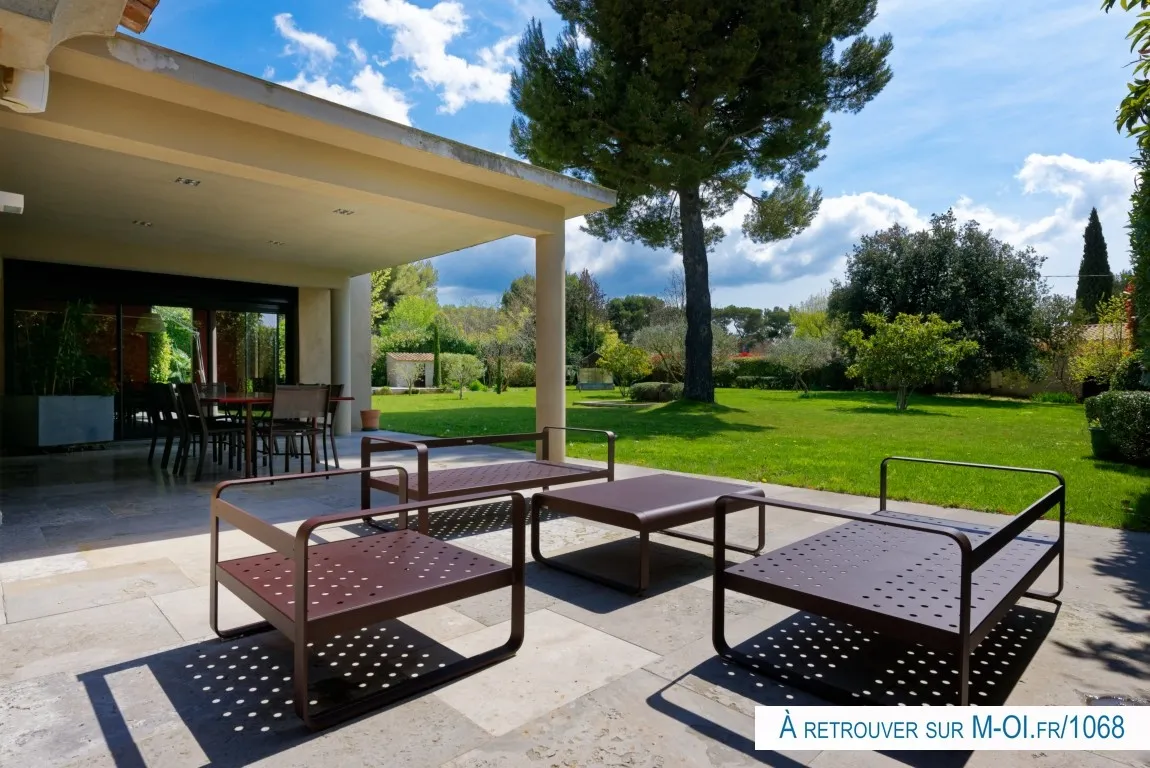 Photo 2 - - SOUS COMPROMIS - 13080 - Aix-en-Provence - Vente Maison - 8 pièces - PISCINE - CALME ABSOLU