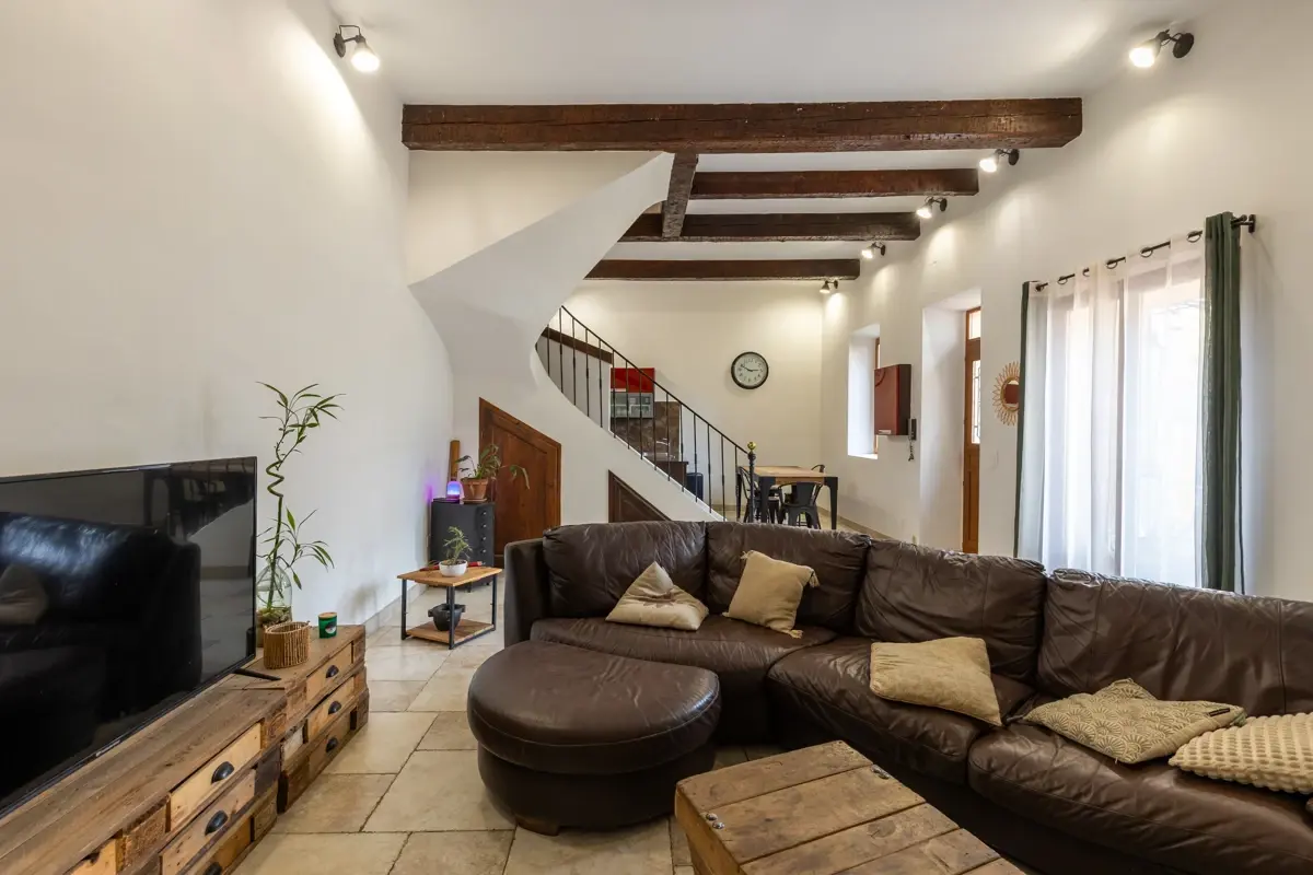 Photo 2 - Maison de ville 5 pièces - deux terrasses - barbecue en pierre et poêle à bois