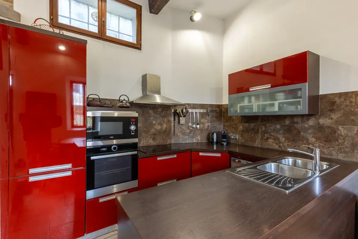 Photo 5 - Maison de ville 5 pièces - deux terrasses - barbecue en pierre et poêle à bois