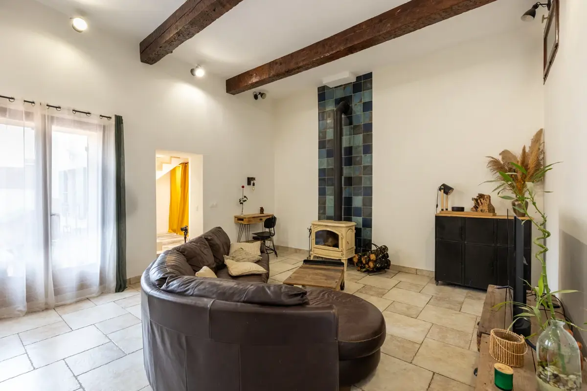 Photo 3 - Maison de ville 5 pièces - deux terrasses - barbecue en pierre et poêle à bois