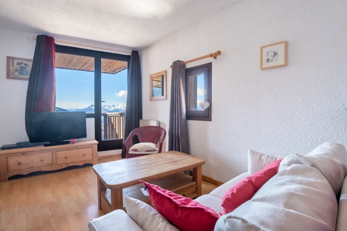 Photo 3 - Dernier étage T3 - Station des Orres 1650 - Vue vallée