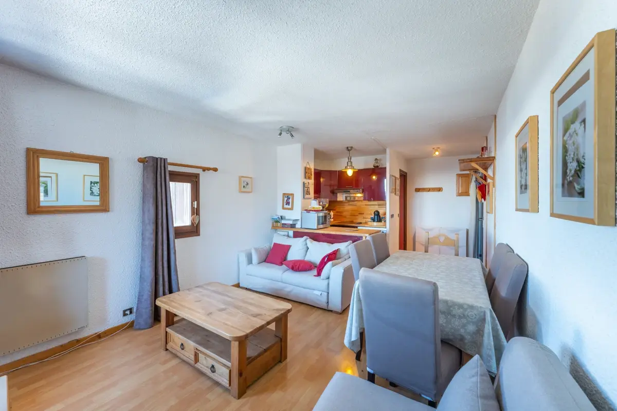 Photo 2 - Dernier étage T3 - Station des Orres 1650 - Vue vallée